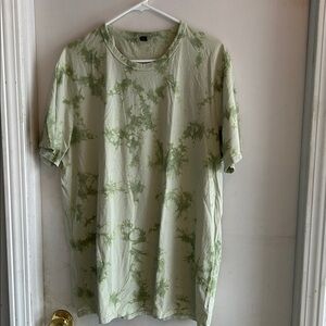 Lululemon Mens The Fundamental Tee T-Shirt New Tide Shibori Arctic Mint Tie Dye